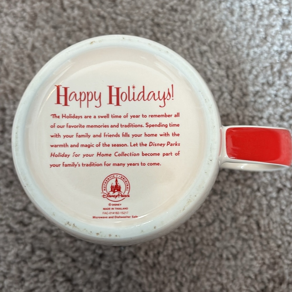 Vintage style Disney Parks holiday mug - Picture 3 of 3